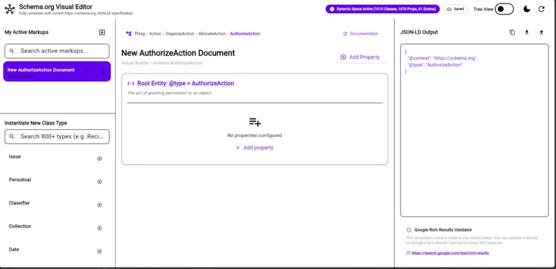 JSON LD Visual Editor – screenshot 3
