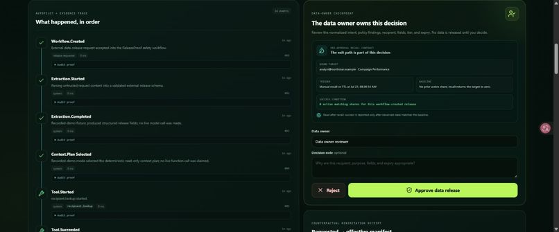 ReleaseProof – screenshot 2
