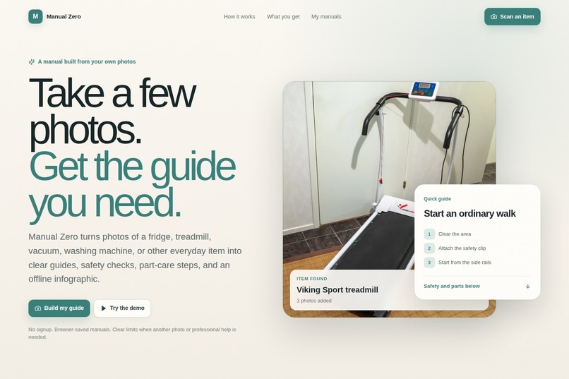 ManualZero - Your Products, Clearly Explained – screenshot 3