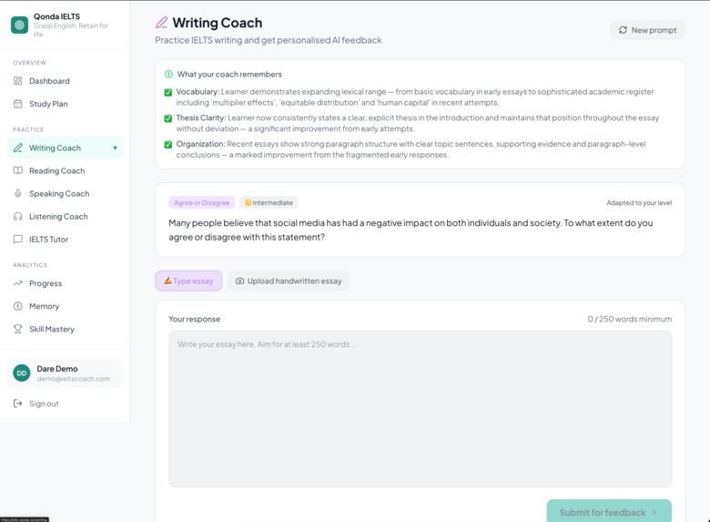  Qonda IELTS – screenshot 4