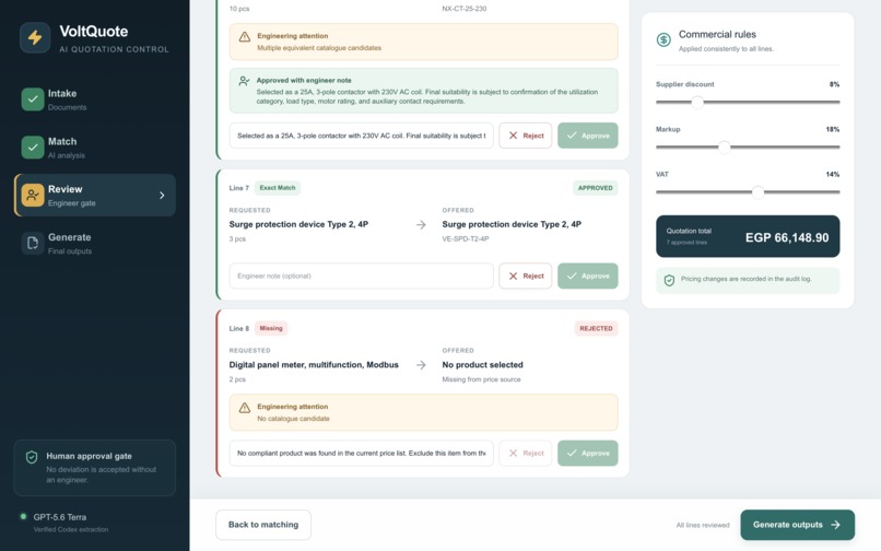 VoltQuote AI — Electrical Quotation Autopilot – screenshot 4