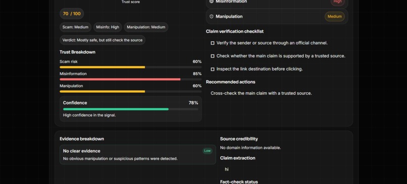 TrustLens – screenshot 2