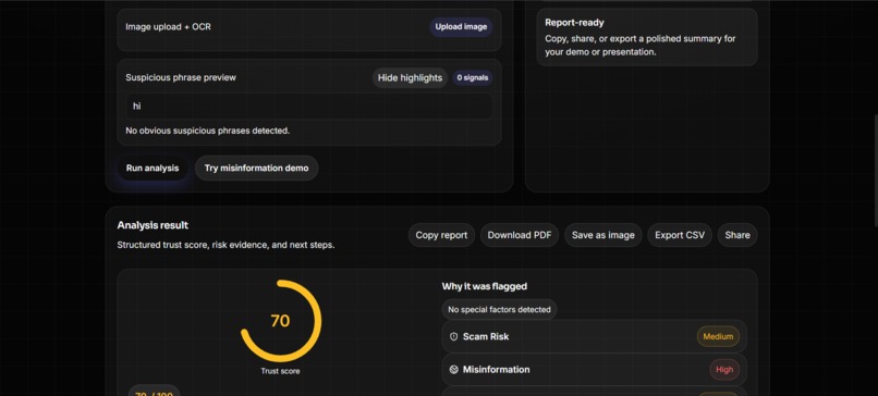 TrustLens – screenshot 3