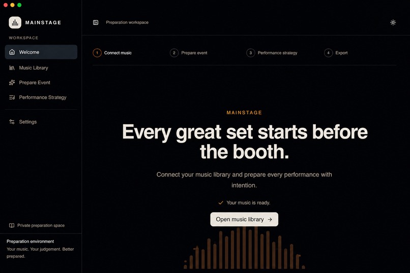 Project Mainstage – screenshot 2