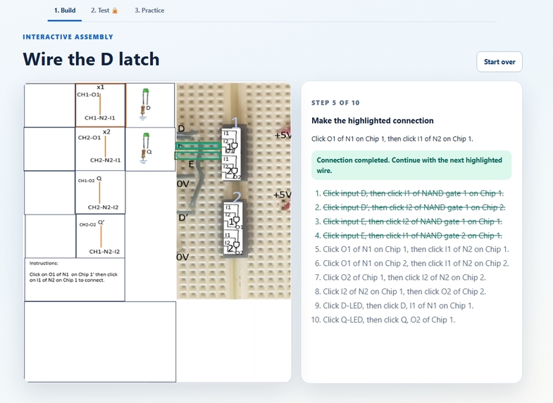 AI-Assisted Real-Time D-Latch Remote Lab – screenshot 3