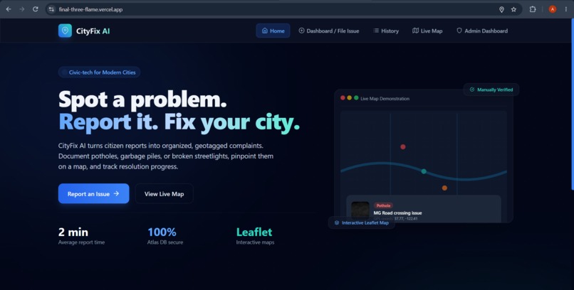 CityfixAi – screenshot 1
