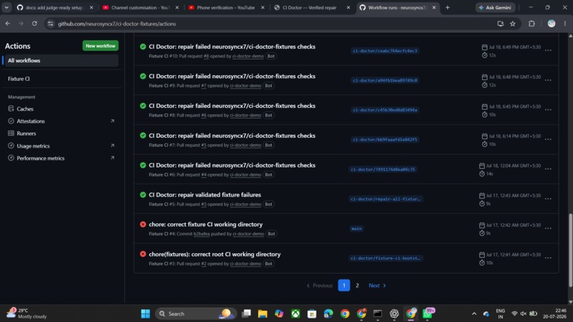 CI Doctor – screenshot 2