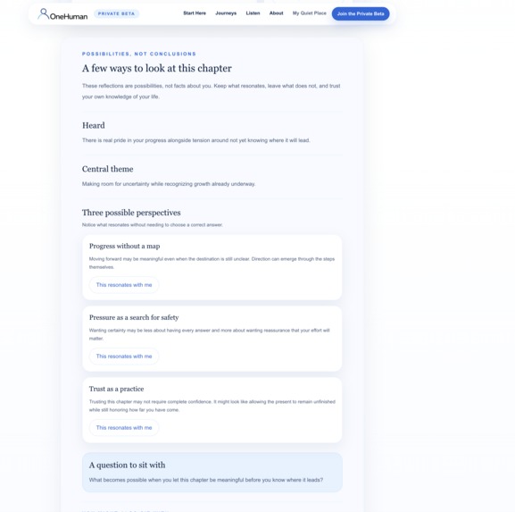 OneHuman – screenshot 3