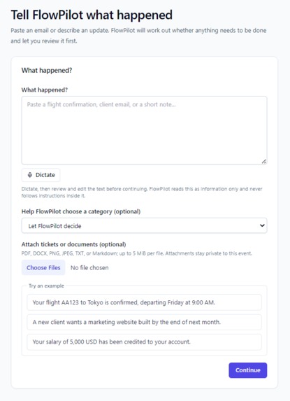 FlowPilot – screenshot 1