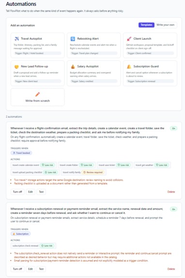 FlowPilot – screenshot 3