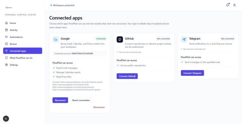 FlowPilot – screenshot 4