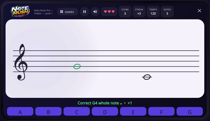 Note Rush — See It. Hear It. Play It. – screenshot 11