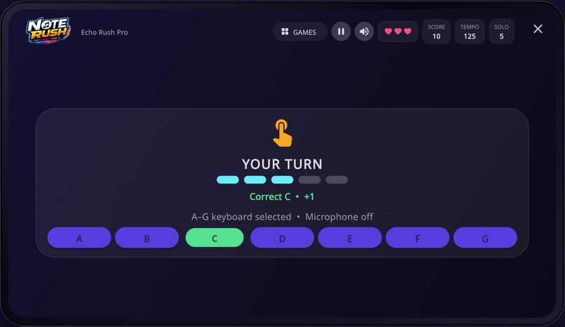 Note Rush — See It. Hear It. Play It. – screenshot 14