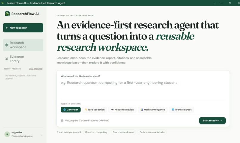 ResearchFlow AI – screenshot 3