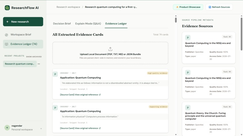 ResearchFlow AI – screenshot 4