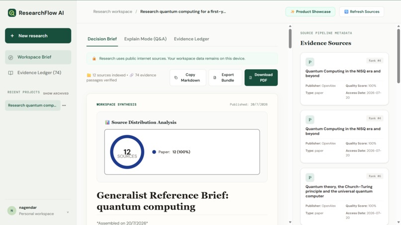 ResearchFlow AI – screenshot 5