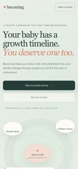 becoming – screenshot 1