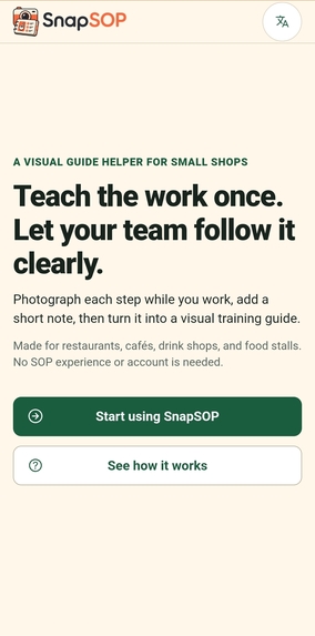 SnapSOP – screenshot 1