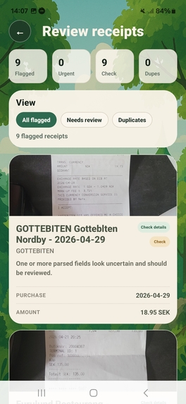 Papertrail Receipts – screenshot 2