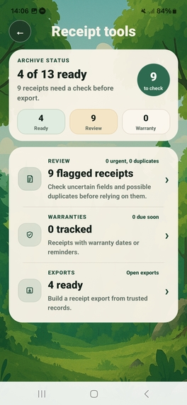 Papertrail Receipts – screenshot 3