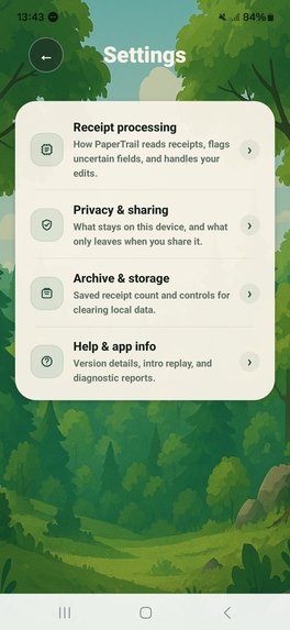 Papertrail Receipts – screenshot 6