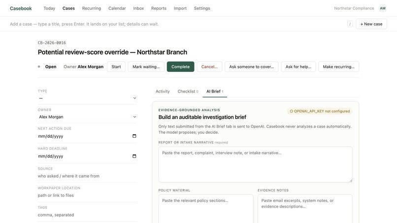 Casebook AI – screenshot 4
