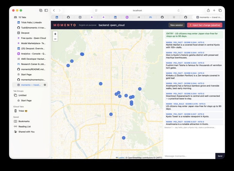 Momento – screenshot 2