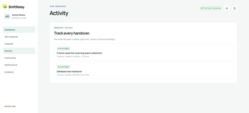 ShiftRelay – screenshot 4