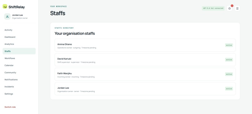 ShiftRelay – screenshot 7