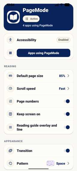 PageMode – screenshot 4