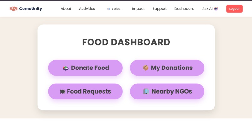 ComeUnity – screenshot 5