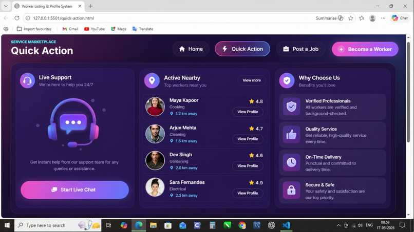 RojgarWork | India's Connected Opportunity Platform – screenshot 4