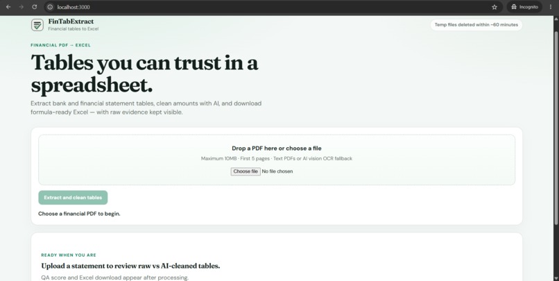 FinTabExtract – screenshot 4