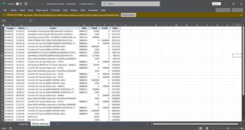FinTabExtract – screenshot 7