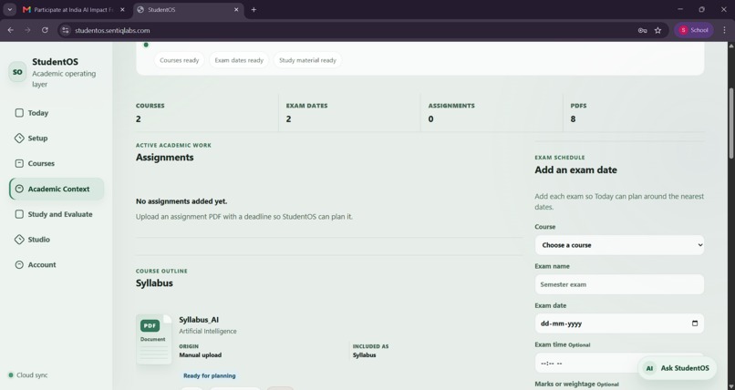 StudentOS – screenshot 3