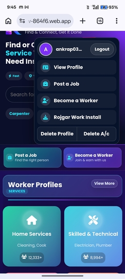 RojgarWork | India's Connected Opportunity Platform – screenshot 9