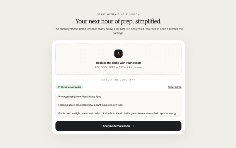LessonLens – screenshot 1