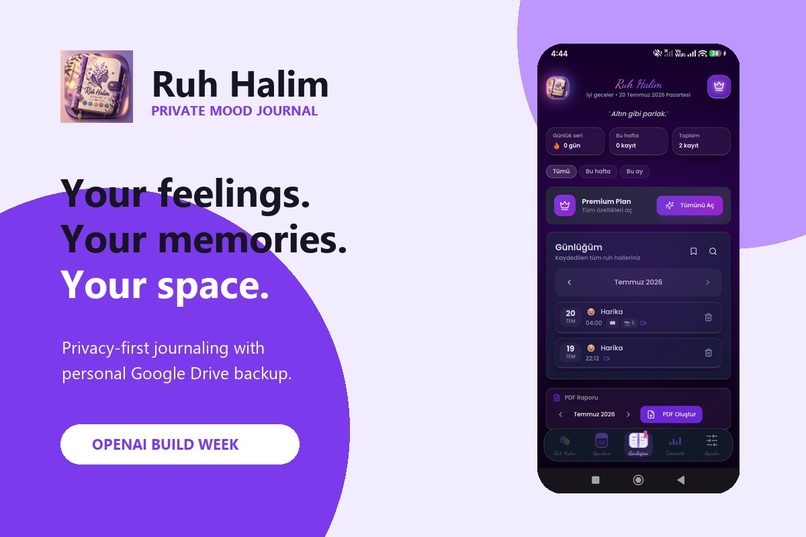 Ruh Halim – Private Mood Journal – screenshot 1