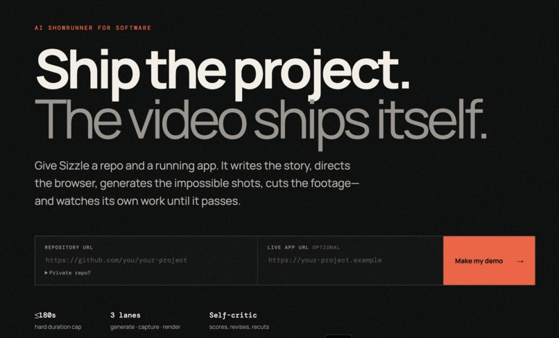 Sizzle Video AI – screenshot 1