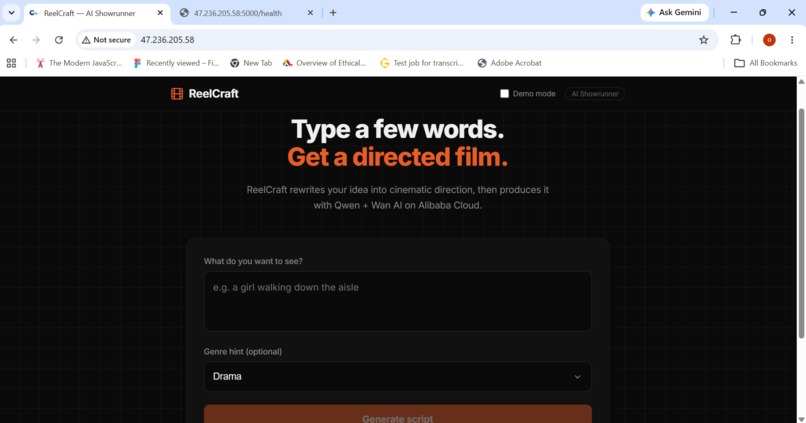 ReelCraft — AI Showrunner – screenshot 3