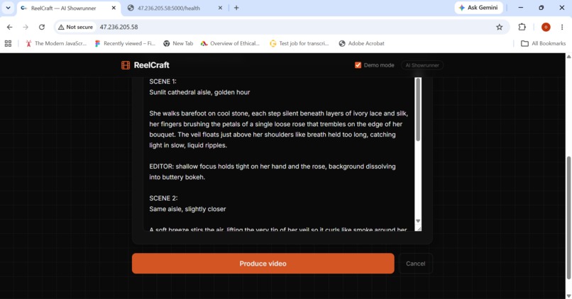 ReelCraft — AI Showrunner – screenshot 3