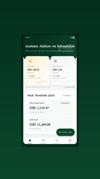 Zakah Calculator – screenshot 1
