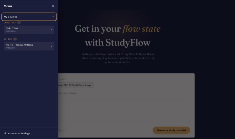 StudyFlow AI - Autopilot Agent – screenshot 2