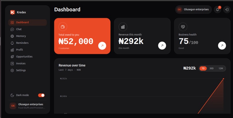 Kredex – screenshot 2