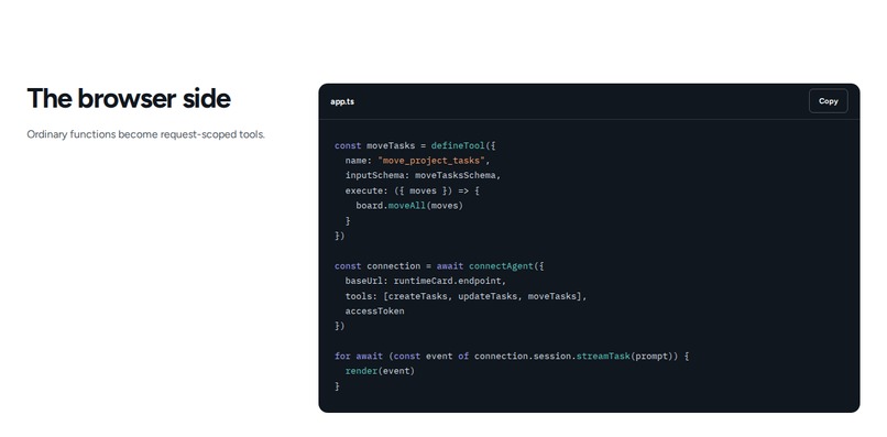 Agent Connect: Bring your own agent – screenshot 2