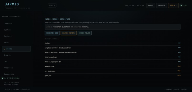 JARVIS — The Adaptive Student Operating System – screenshot 3