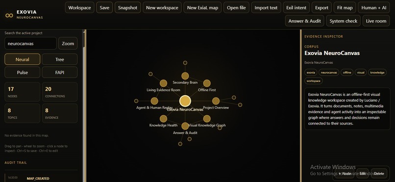 Exovia NeuroCanvas – screenshot 1