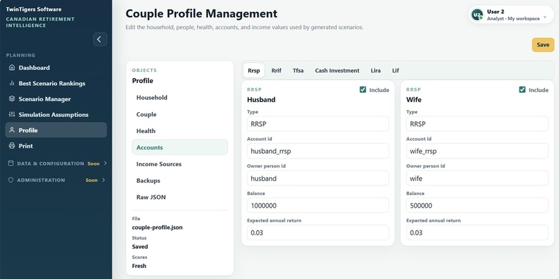 CANADIAN RETIREMENT INTELLIGENCE – screenshot 3