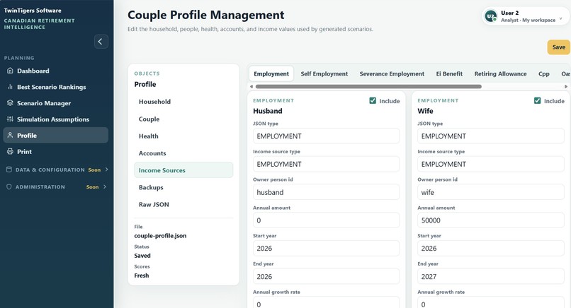 CANADIAN RETIREMENT INTELLIGENCE – screenshot 6