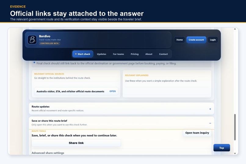 Bordivo Visa Check  – screenshot 7